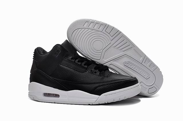 Air Jordan 3 Black Men's Basketball Shoes-24